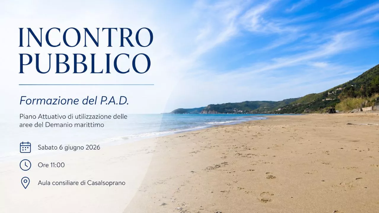 Incontro pubblico per la formazione del P.A.D.